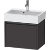 Duravit Ketho 2 meuble sous-lavabo avec 1 tiroir 58.4x39x44cm avec poignée graphite anthracite super mat SW772960