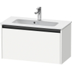 Duravit Ketho 2 meuble bas pour lavabo avec 1 tiroir 68x39x44cm avec poignée anthracite blanc mat SW771892