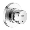 GROHE EuroPro Cosmopolitan S inbouw douchekraan zelfsluitend 1/2 blauw/rood chroom 0441906