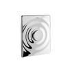 GROHE Surf plaque de commande WC pour chasse encastrée verticale chrome 0720534