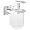 GROHE Allure Brilliant Distributeur de savon - 150 ml - avec support - verre - chrome SW392173
