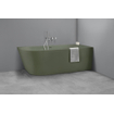 Baignoire Royal plaza Violeta demi-îlot 170x73cm droite mat vert SW680319