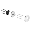 GROHE support de barre de douche chromé SW336089