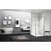 Novellini Young 2.0 F1 paroi latérale 57/59x200cm avec profilé chrome mat et verre transparent 0336449