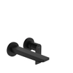 Hansgrohe Rebris E élément de finition pour robinet lavabo encastré. saillie 19.5 cm noir mat SW796583