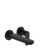 Hansgrohe Rebris S élément de finition pour robinet de lavabo encastré. saillie 19.5 cm noir mat SW796579