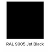 Vasco Beams elektrische radiator - 180x15cm - 950Watt - Enkel te bedienen met inbegrepen rf-thermostaat - RAL9005 - jet black (zwart) SW374641