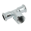 Bonfix Press Té 22 X 1/2" X 22 MM. PERS X BI X PERS acier galvanisé 8407861