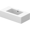 Duravit Vero fontaine 50x25 cm avec trop-plein trou de robinetterie peut être à gauche ou à droite blanc 0291343