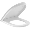 Villeroy & Boch O.novo Vita abattant de WC - avec couvercle avec bord de préhension avec axe traversant blanc 1025075
