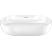 Duravit Luv vasque à poser 60x40cm sans trou de robinetterie blanc SW227983