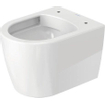 Duravit Me by Starck WC sans bride à fond creux compact 37x48cm 4.5L et fixation cachée Blanc mat/blanc brillant SW297038