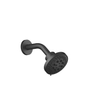 Dornbracht douche de tête murale 10cm avec 3 jets noir mat SW87437