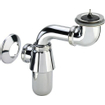 Viega siphon à godet pour bonde gain de place ergonomique avec bouchon 5/4 chrome 0220167