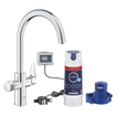 GROHE Blue pure baucurve bec en C ultrasafe kit de démarrage de filtre chrome SW862652