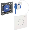 Geberit type 01 plaque de commande pour urinoir - pneumatique - bouton rond - blanc 0700530
