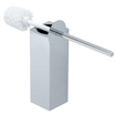 Geesa Modern Art Toiletborstel met houder Chroom (witte borstelkop) 0650151