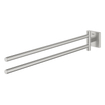 GROHE Start Cube Handdoekhouder - 43.8cm - 2-lids - draaibaar - supersteel SW878168