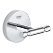 GROHE Bau Cosmopolitan crochet de serviette - rond - double - chrome SW74540