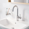 GROHE Start Bekerhouder - 9.9x10.6cm - met glas - chroom SW878157