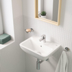Grohe Start Edge lavabo avec trou de robinet avec trop-plein 45x35cm blanc SW878339