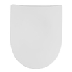Pressalit 300 abattant WC - 36x40cm - fermeture douce & démontage rapide - modèle de charnière DM1 - Blanc SW722432