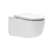 Royal Plaza Primo WC suspendu - 55cm - rinçage tourbillon - sans bride - avec abattant frein de chute - quick release - Blanc SW1122498