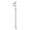 GROHE Rainshower SmartActive 150 Ensemble barre de douche - 90cm - douchette ronde - 3 types de jets - flexible de douche lisse - avec porte-savon - chrome SW452504