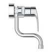 GROHE Eurosmart Robinet de cuisine - bec orientable - encastré - chrome SW536494