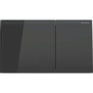 Geberit Sigma70 Plaque de déclenchement - 2 boutons - Noir brillant SW878409