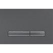 Geberit Sigma50 plaque de commande - chasse à 2 touches - carré - chrome noir/chrome noir brossé/e-t-cl SW878292