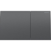 Geberit Sigma70 Plaque de déclenchement - 2 boutons - Noir chrome brossé SW878424