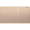 Geberit Sigma70 bedieningsplaat - 2-toets spoeling - vierkant - rvs - roodgoud SW890150