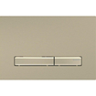Plaque de commande Geberit Sigma50 - chasse d'eau à 2 boutons - boutons rectangulaires - laiton/mes.geb./easy-to-cl SW878431