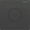 Geberit type 10 plaque de déclenchement pour urinoir - batterie - bouton rond - noir/noir mat SW878531