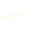 Royal plaza Intent meuble sous-vasque 140x45x30cm 2 tiroirs blanc mat SW477336