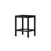 Looox Wood collection tabouret 35x30x45 avec cadre noir mat chêne SW73172