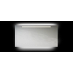 Looox Ml line Miroir avec éclairage LED en bas et en haut et intégré 100x70cm Aluminium GA83768