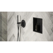 Looox BoX Niche de salle de bains 30x30x7cm avec cadre à encastrer noir mat SW546700