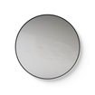 Looox Mirror Miroir rond 100cm noir SW227683