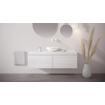 Looox céramique vasque à poser - 40cm - rond - blanc SW227662
