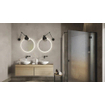 Looox Light collection applique murale - 2 bras - réglable - noir mat SW479318
