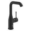 Grohe Essence Wastafelkraan - l-size - hoog - afvoergarnituur - push up - phantom black SW1204276