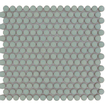 La Mosaic Factory Venice carreau mosaïque - 31,5x29,4cm - carrelage mural - Rond - Porcelaine Vert Clair Brillant SW62316