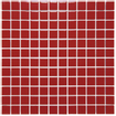 The Mosaic Factory Barcelona mozaïektegel - 30x30cm - wandtegel - Vierkant - Porselein Red Glans SW157267