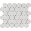 The Mosaic Factory Barcelona carrelage mosaïque 28.1x32.5cm pour mur intérieur et extérieur hexagonal céramique Extra blanc SW62198