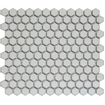 The Mosaic Factory Barcelona Carrelage mosaïque hexagonal 26x30cm porcelaine verni Gris doux avec bord rétro SW207142