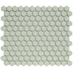 La mosaïque Mosaic Factory Barcelona - 26x30cm - carrelage mural - Hexagone - Porcelaine Vert Doux avec Bord Brillant SW207144
