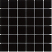 The Mosaic Factory Barcelona mozaïektegel - 30.9x30.9cm - wand en vloertegel - Vierkant - Porselein Black Mat SW62210