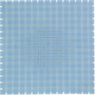 The Mosaic Factory Amsterdam carrelage mosaïque 32.2x32.2cm pour mur et sol intérieur et extérieur carré verre bleu clair SW62090